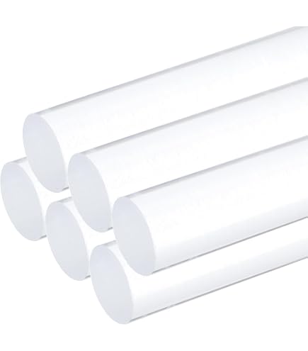 Tiges Rondes en Acrylique Transparent 3mm x 30cm Barre Ronde Acrylique10Pcs Rond Tige Tige Solide et Résistant aux Rayures Convient pour l'artisanat de Mariage(3mm*30cm