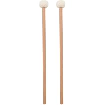 2Pcs Drum Stick Wool Wooden Handle Precussion Instrument Accessories