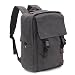 Produktbild Rucksack männer,Canvas Vintage Rucksack Wasserdichte Laptop Rucksack,15-15.6 Zoll Schule Rucksack mit Laptopfach für Herren Reise Grau-25 Liter RAVUO