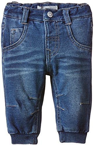 NAME IT Baby Boys Nitkarlo Nb Cu Swe Dnm Pant Wr Ger 415 Plain Jeans, Blue (medium Blue Denim), 0-3 Months (Manufacturer size: 56)