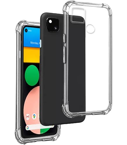 Coque Silicone Renforcée Transparente Pour Google Pixel 4a - Protection Neuve