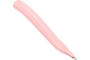PATIKIL Quitagrapas, Herramienta de Extracción Magnética de Grapas para Escritorio, Herramienta de Corte para Oficina y Hogar, Color Rosa