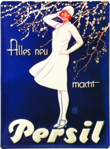 Preisvergleich Produktbild Schild Alu Artdeco Alles neu macht Persil 400x300mm