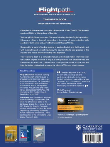 Livres Couvertures de Flightpath Teacher's Book: Aviation English for Pilots and ATCOs