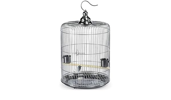 Tbir Runder Vogelkafig Aus Langlebigem Edelstahl Fur Vogelkafig Vogelkafig Vogeltranke Vogelkafig Transparent Fur Vogelkafig Vogelkafig Geeignet Fur Papageien Kleine Vogel Sittiche Amazon De Haustier