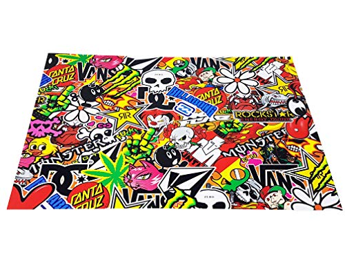 Foglio Pellicola Adesiva Sticker Bomb Small Picture, 35 x 50 cm