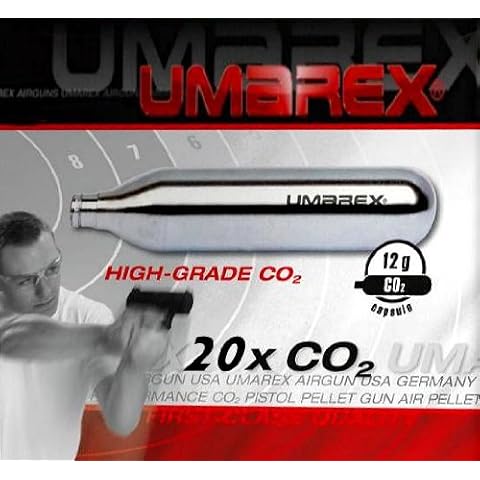 20 UMAREX 12g Co2 Kapseln für Softair, Painball, Luftpistolen oder ...
