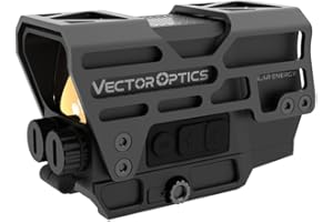 Vector Optics SCRD-S67 Frenzy Plus 1 x 31 x 26 visiera solare Rotpunkt per sport, airsoft e caccia, fucile ad aria compressa, visiera riflettente, Red Dot