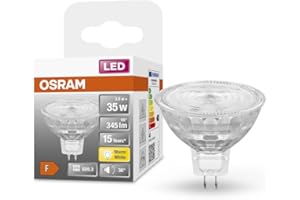 OSRAM Star Reflektor LED-Lampe für GU5.3-Sockel, klares Glas ,Warmweiß (2700K), 345 Lumen, Ersatz für herkömmliche 35W-Leuchtmittel, nicht dimmbar, Single-Pack, Warmweiß