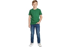 A2Z 4 Kids Pojkar T-Skjortor Slätt T-Shirt Mjuk Känna Sommar Tank Topp Och Tees För Barn Och Pojkar Ålder 2-13 År