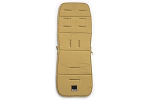 Elodie Details Colchoneta Universal para Silla de Paseo Reversible Acolchado Lavable CosyCushion 85 x 31 cm (Gold)