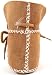 Baby / Children's Sheepskin Booties with Lace Up Fastening - Chestnut - 14cm - L