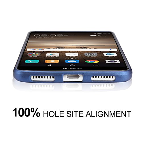 Huawei Mate 9 Funda APICI TPU Silicona Funda Protective Case Ultra Slim Carcasa Anti-huella dactilar Cover para Huawei Mate 9 Azul Real Huawei Mate 9 Funda APICI TPU Silicona Funda Protective Case Ultra Slim Carcasa Anti-huella dactilar Cover para Huawei Mate 9 Azul Real