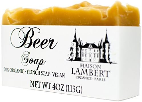 Maison Lambert Organic Beer Soap Beer Soap Soap For Men Natural Soap Organic Skin Care Mens Soap, Boyfriend Gift, Mens Gifts, Fathers Day Gift.