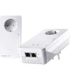 Devolo WiFi+ 5 Ac Répéteur WiFi 1200 Mbps – Prise Intégrée, Bi-bande, 2 Ports Gigabit, Beamforming – Compatible Toutes Box