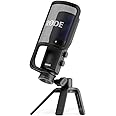 RØDE NT-USB+ Professional-Grade USB Microphone for Recording Exceptional Audio Directly to a Computer or Mobile Device , black