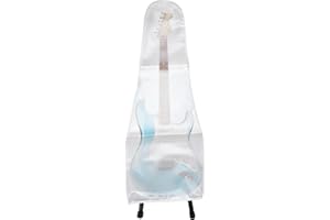 Pove Guitar Dust Cover - Premium Water Resistant Polyester Material - Protects from Sun, Dust, and Moisture (Matte Without Zipper - for Electric Guitar)