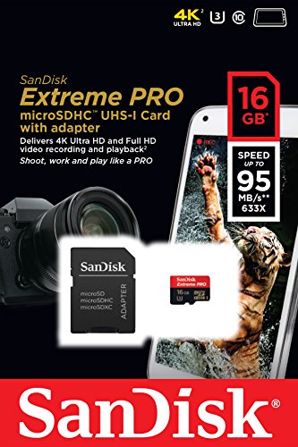 SanDisk Extreme Pro microSDHC bis zu 95MB/Sek, Class 10, U3 Speicherkarte - 3