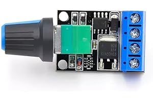 DODGE DESIGNS 5-15V 10A PWM DC Motor Speed Control Switch Motor Governor Motor Speed Adjusting Module Speed Regulator Fan Speed Controller LED Dimmer Power Controller Stepless Speed Regulation