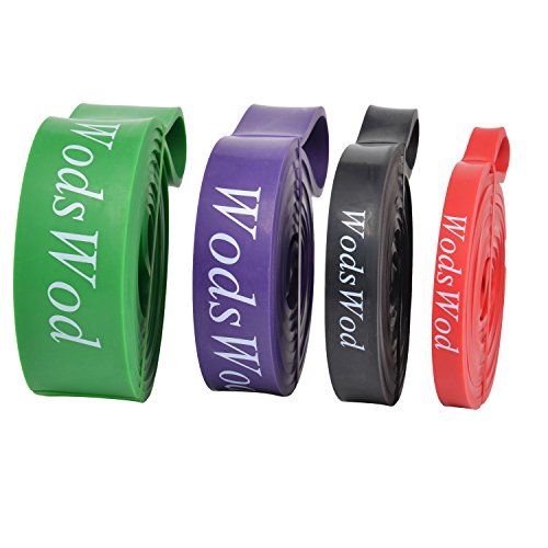 Resistance Band, WodsWod Latex Widerstandsband, Fitnessband für Ganz-Körper-Workout, Krafttraining, CrossFit, Stretching, Yoga