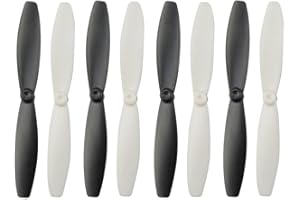 Gazechimp 8pcs Hélice RC Drone en Plastique Léger Stable pour Parrot Minidrones 3 Mambo Swing