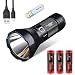 Produktbild Klarus G35 Taschenlampe 2000 Lumen Super Hell Taschenlampen CREE XHP35 HI D4 LED Kompakte Taschenlampe für Outdoor Sportarten, Suchen und retten, mit 3 * 18650 2600mAh Batterien