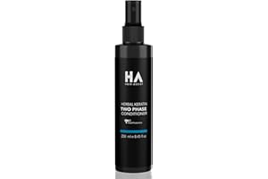 ‎HA HAIR-ASSIST Heat Protection for Hair Straighteners with Anti-Frizz up to 230°C - Heat Protection Leave in Conditioner - Hair Heat Protection Spray Anti Frizz Leave in Spray (250 ml, Keratin for Thin Hair)
