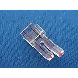 Guía de visión clara pie costura recta de fijación, compatible para Brother, Toyota, Nueva Singer Nacional Máquinas de Coser