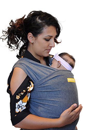 Baby Booboo Sling Wrap - Baby Sling Carrier - Soft Newborn Ergo Carrier - Great Premium Baby Shower Gift (Dark Grey)