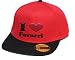 Produktbild I LOVE Ferarri, Snapback Cap, 5 Panel / Redblack