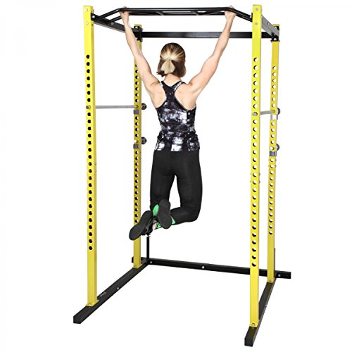 Physionics Fitnessstation Power Rack Multistation Hantelbank Muskeltraining Fitnessgerät für Krafttraining - 2