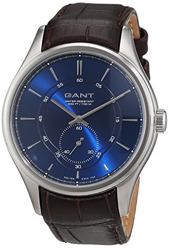 Gant Herren-Armbanduhr BRANFORD Analog Quarz Leder W70673 Gant Herren-Armbanduhr BRANFORD Analog Quarz Leder W70673