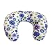 It's A Baby Nursing/Feeding Cushion (Flower Power Blue and Lilac)