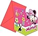 Produktbild 12-tlg.Einladungskarten-Set * MINNIE MOUSE - HAPPY HELPERS * für Kindergeburtstag und Mottoparty // Disney Einladungen Minni Maus