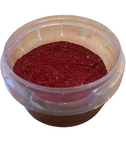 Poudre Aker Fassi Naturelle 50g - Pour Visage Et Lèvres - Flacon En Verre Et Laiton - Fabriqué En France