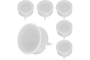 HCFEI 6x Module LED 5W Ultra Plat ø50x22 mm pour Spot de Plafond & Encastrable, Blanc Chaud 3000K, 230V, Remplace Lampe GU10 MR16