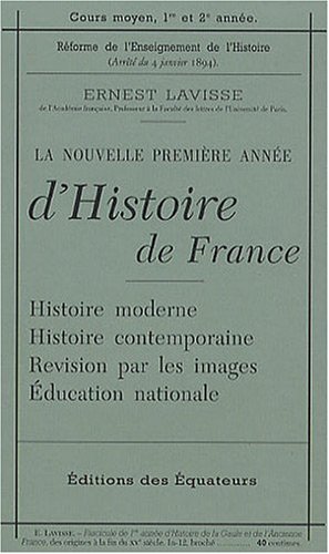 couverture de : La nouvelle premi&egrave;re ann&eacute;e d'Histoire de France