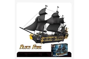 buildream Bateau Pirates Black Pearl 2076 Pieces Dimension 70 x 55 x 20 cms Offre Exclusive Noel !