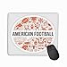 Produktbild Mouse Pad American Banner line Icons Ball Field Player Whistle Helmet Other Sport Equipment Circle Inked Rectangle Rubber Mousepad 11.81 X 9.84 Inch