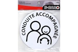 CLASSIC ACCESSORIES Disque Conduite accompagnée magnétique : B-Car