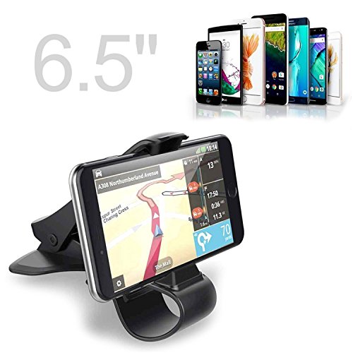 Supporto per Auto AGPtek, Porta Cellulare Regolabile Universale per Cruscotto con Braccio Lungo, Adatto per iPhone 7/6s/6, Huawei, Samsung, HTC & Altri Cellulari - Per Smartphones fino a 6 inch