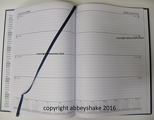2016 one week to view A4 diary (bundled with cash notebook)