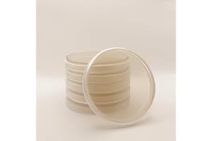 GENERIC Prepoured Malt Extract Yeast Agar (MEYA) Plate Petri Dishes Bacteria Mushroom Growing Kit Science Projects Culture Dishes for School Science Seedling (6)