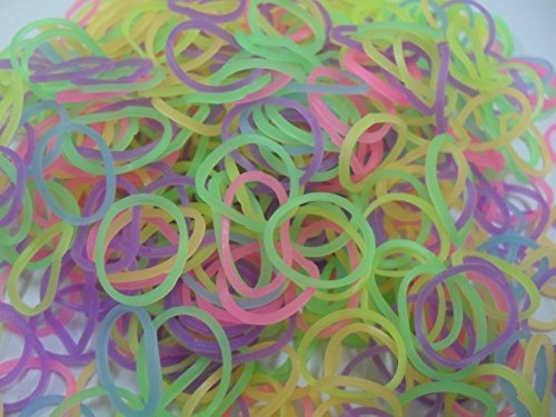 600 Loom Bandz Glühen im Dunkelheit