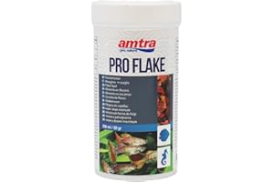 Amtra Pro Flake 250 ml - Mangime di base completo in scaglie per pesci d’acquario d’acqua dolce e marina