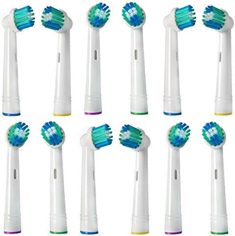 12 x Replacement Toothbrush Heads for Oral B - Round Head for Hard to Reach Area