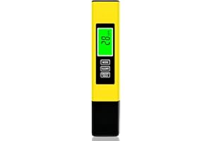 CHENGJIN TDS Meter Digital Water Quality Tester,EC M/eter & Temperature Meter 3 in 1,TDS Me/ter Digital W/ater T/ester Device with LCD Screen,PH Te/ster for Wa/ter,Wat/er Q/uality Testing Pen,Water Quality Pen