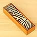 Produktbild Zhi Jin 1 Vintage hohl Stift Fall Halter Boxen Holz Ziehen Bleistift Geschenk-Box Organizer für Erwachsene Schule Reise Cross-leaf Pattern