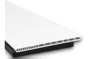 JURAMONDO Rollladenkastendeckel/Rollokasten Abdeckung nach Maß - mit Dämmung - Made in Germany - individueller Zuschnitt (14 x 80 cm)