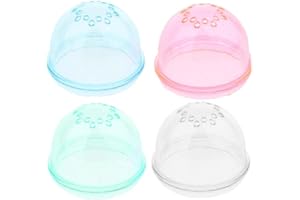 Ericetion 4 Unids Hamster Tunnel Tubo Externo Tapón Tapón Enchufe Tapa De Extremo Interfaz De Tapa De Ajuste con Orificios Ventilados Alba De Jaula De Hámster